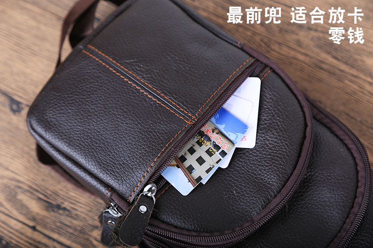 Mới kinh doanh túi da ngực túi nam túi đeo vai Messenger túi thể thao chạy nhỏ ba lô túi da ngực balo laptop 15.6 inch