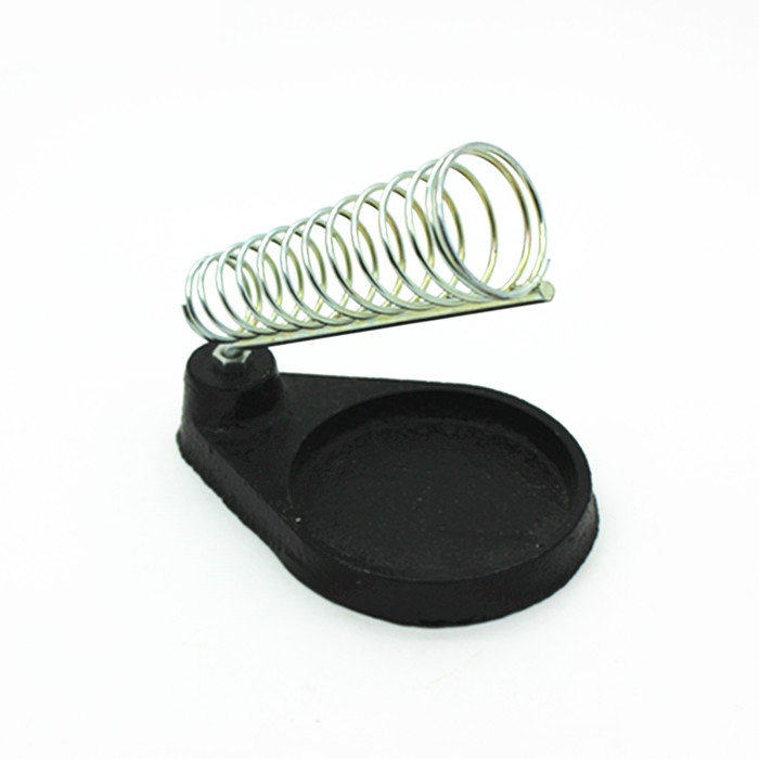 Round hand-held handle electric soldering iron bracket metal soldering iron frame soldering iron welding table base welding repair tool