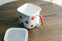 More blemish Jade polka dot series soup pot enamel cup cold drink storage Cup supplementary food pot sale