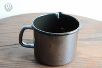 More blemishes of De single curl and thickened mirror enamel cup enamel scale container baking utensils