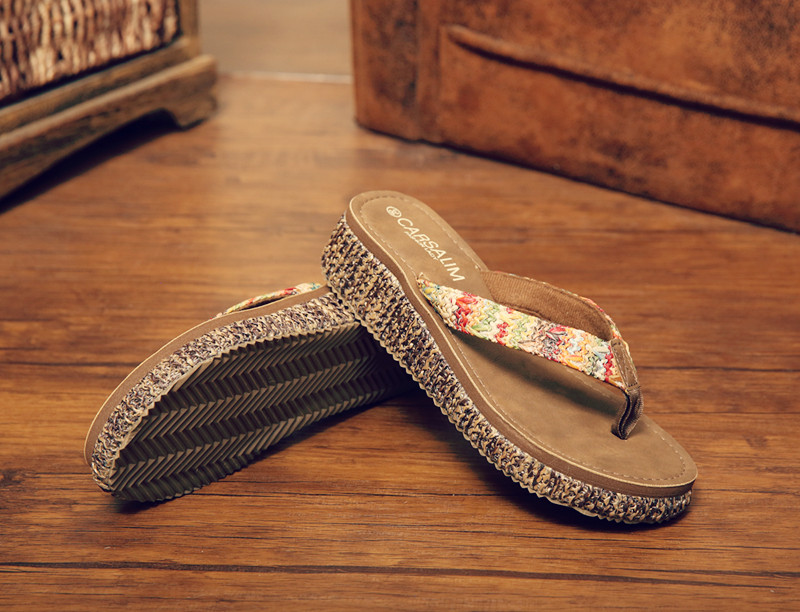 Sandales femme en canne - Ref 2667510 Image 14