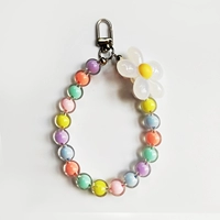 Бусины «Белые цветы» 1 шт.