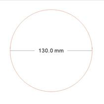 Round 130PET off-type non-stick protective film adhesive isolated two sides silicone oil anti-oil protective film