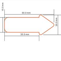 50X20pet Membrane Insulation Strip Mat Pvc Plastic Sheet CR2016lr44 Button 5 Battery Isolation McLara