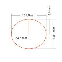 107X90 transparent PET off-type separation non-stick film silicone invisible bra underwear with breast proof protective film