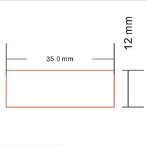 35X12 square pet plastic film insulation sticker body pad pvc sheet lr44 button 5 Number of battery Isolation McLara