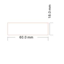 60X18 square pvc sheet button 5 Number of battery peet plastic protective film Insulation strips Isolating Mela plastic sheet