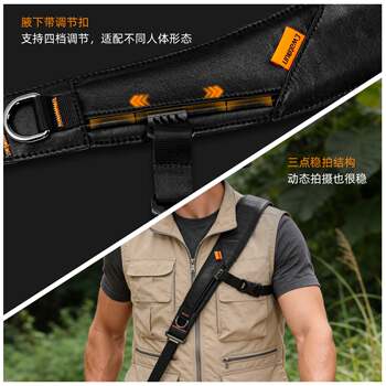 Caden cardon slr camera shoulder strap outdoor professional anti-fall quick-release breathable strap universal camera shoulder strap