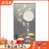 Entuan Decorative Painting Modern Light Luxury High -End Furals выступают с вертикальной версией стены. Новый коридор в проходах