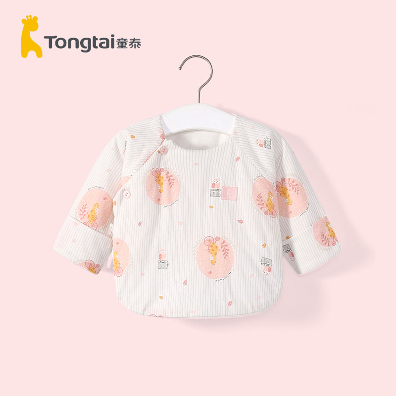 Child Tai newborn half back clothes thickened autumn and winter baby warm autumn clothes first baby monk to wear single piece blouse