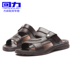 Thượng Hải kéo trở lại dép nam mùa hè giày đi biển thoải mái thoải mái và dép thoáng khí dép hở ngón dép sandal nam hàng hiệu Sandal