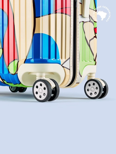 Модная тележка, универсальный дизайнерский чемодан, граффити