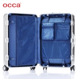 Металлический модный универсальный элитный чемодан, алюминиево-магниевый сплав