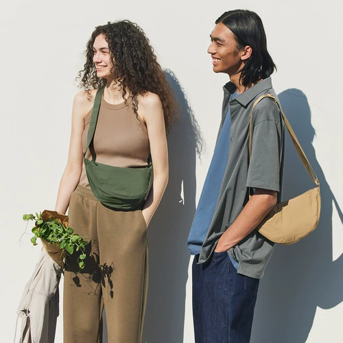 Uniqlo, сумка на одно плечо, регулируемые бретели