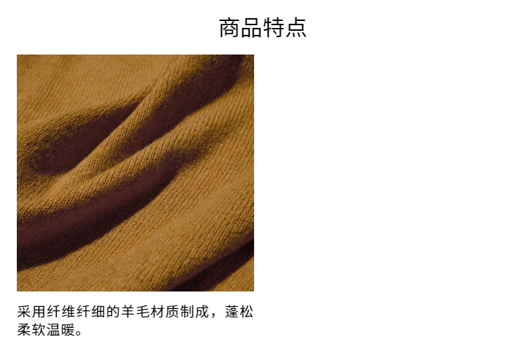Uniqlo, мягкий шерстяной трикотажный кардиган, свитер Uniqlo 