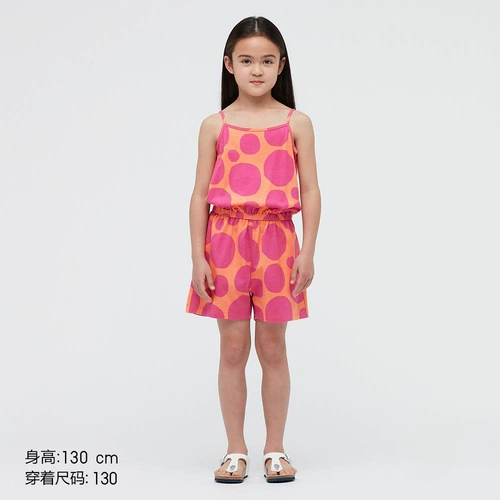 [Кооперативная модель] Детская одежда/девочка Marimekko, соединенное платье (Printed Summer) 438797 Uniqlo