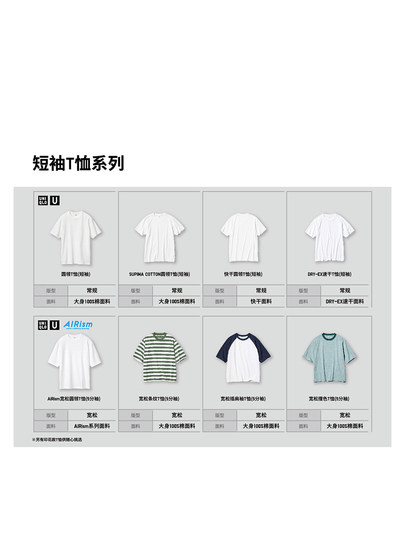 Uniqlo Мужская и женская футболка для пар, быстросохнущая футболка с круглым вырезом, простая футболка с короткими рукавами, нижняя рубашка 475358