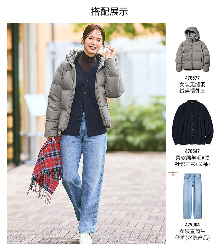Uniqlo, мягкий шерстяной трикотажный кардиган, свитер Uniqlo 