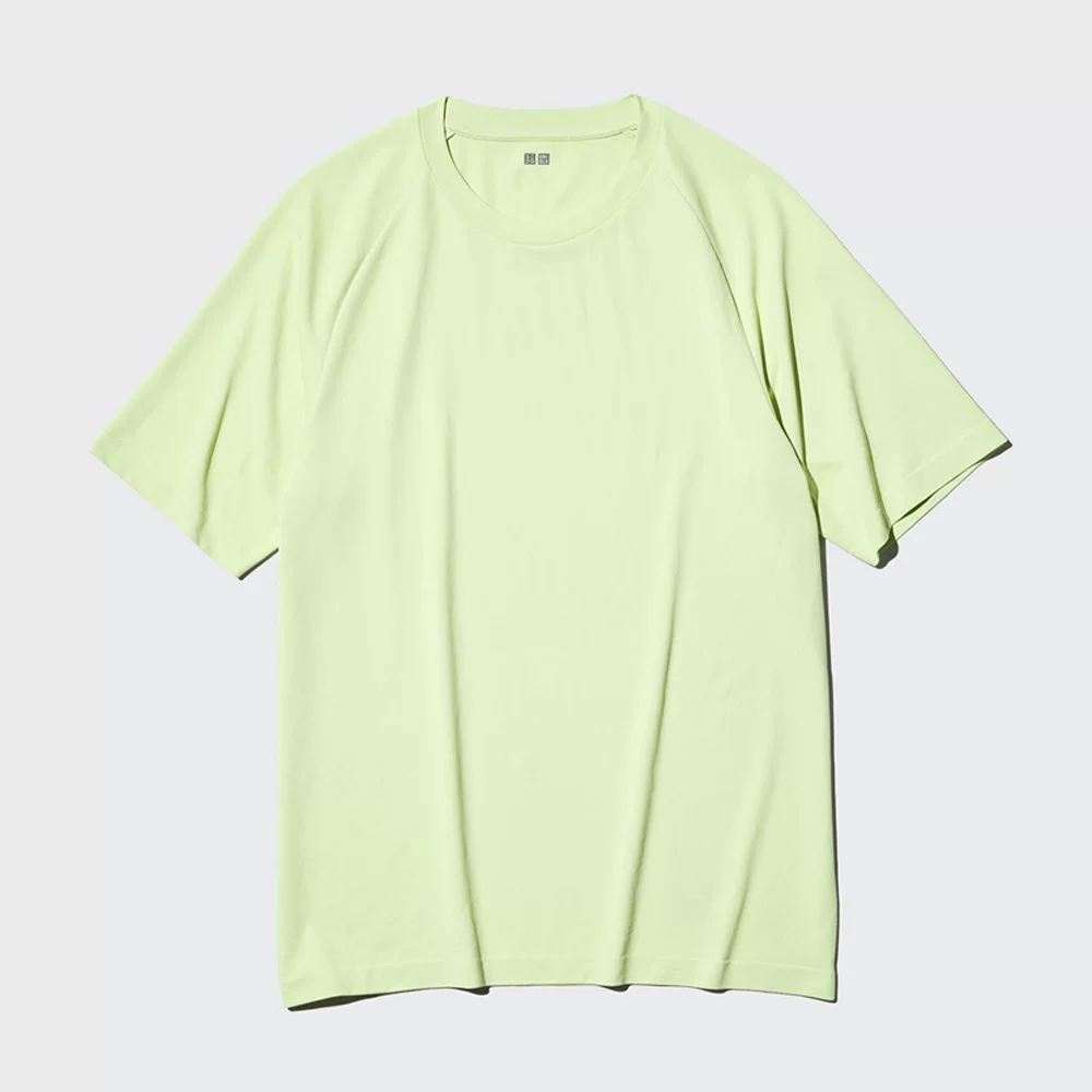 Uniqlo, дышащая футболка, с коротким рукавом, впитывает пот и запах, быстросохнущая
