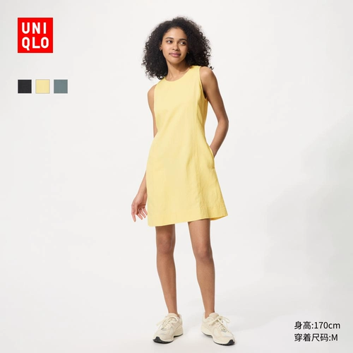 Uniqlo, маленькое платье без рукавов, летняя юбка