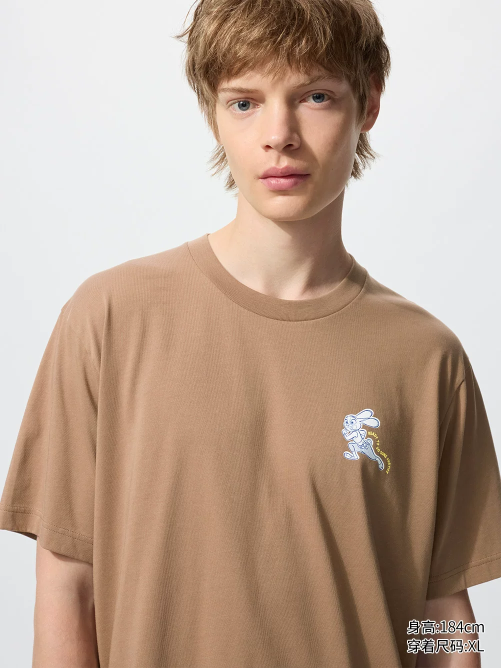 Футболка Uniqlo мужская и женская UT ZOOTOPIA принтованные с коротким рукавом Zootopia 485253