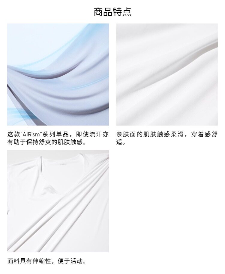 Uniqlo мужской Аэротимизм v -neck t -fyrt/ короткий рукав 26 новая весна и лето стиль 482510 474231 