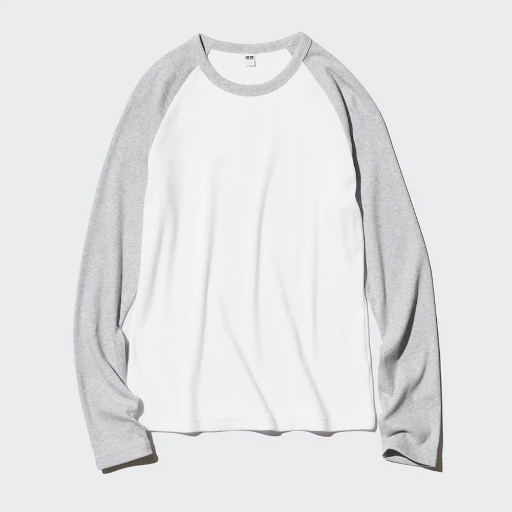 Uniqlo, длинный рукав, весенняя мягкая футболка