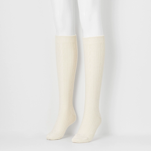 Uniqlo Women's Heattech High носки (2 пары теплой зимы) 453025 Uniqlo