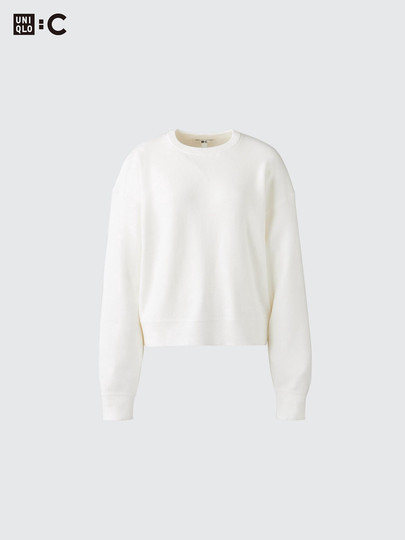 Uniqlo C Series Collaboration Women's Smooth Cotton Round Neck Knit Sweater Casual Sweater 475053