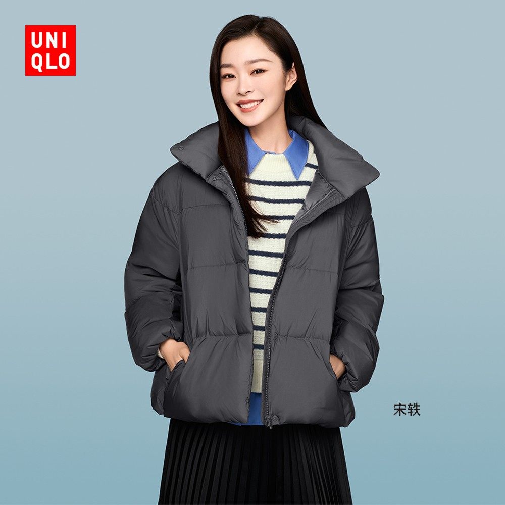 (Song anecdotal) YouClos cloud sensation down women's clothing duvet Down Eggplant Suede Coat Fluffy Coat 461276-Taobao