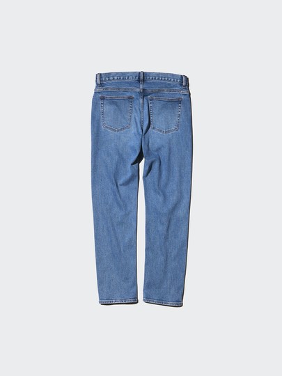 Uniqlo Men's Slim Straight-Leg Jeans/Washed Denim Jeans Long Pants 485679