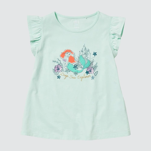 Uniqlo, Дисней, футболка для принцессы, детская одежда