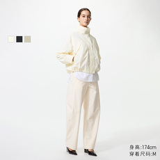 Короткая куртка 优衣库女装防风立领茄克/外套夹克早春26春夏新款484709 Uniqlo