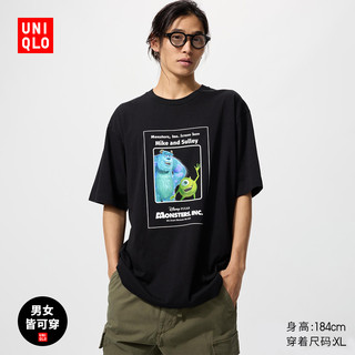 Мужская и женская одежда Uniqlo, футболка с принтом UT MAGIC FOR ALL/футболка с короткими рукавами 485045