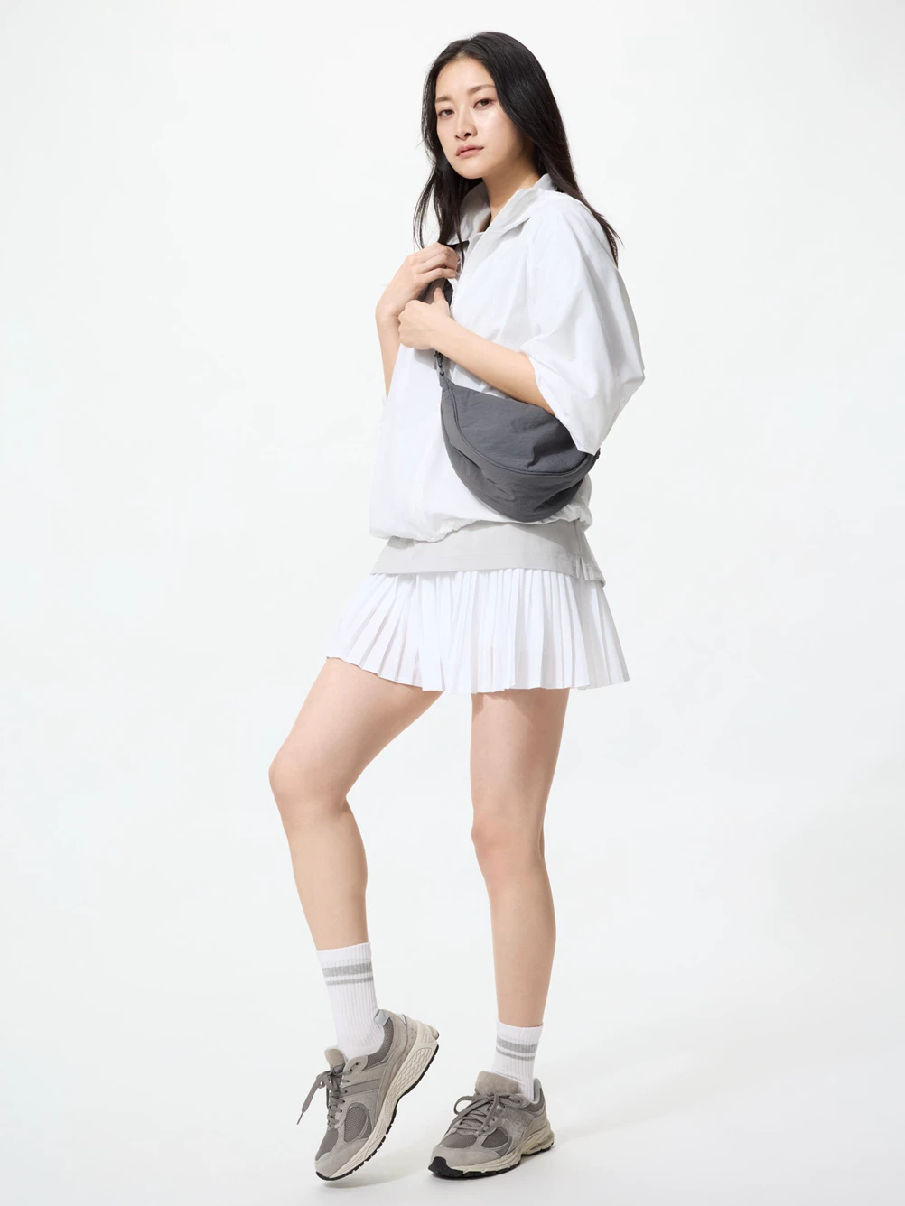 Uniqlo women's men's shoulder bag/shoulder dumpling bag shoulder strap adjustable 26 spring and summer new style 481610