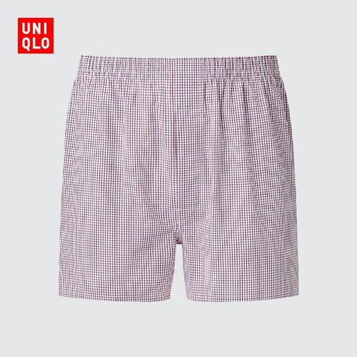 Мужские шорты-боксеры Uniqlo/мужское нижнее белье в клетку со стандартной посадкой 482591