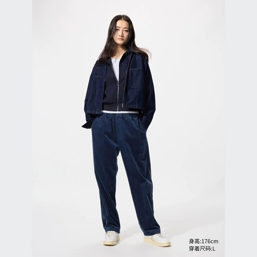 Uniqlo, вельветовые комфортные штаны