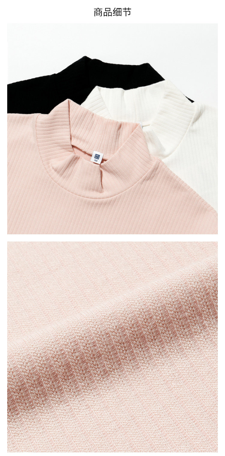 Uniqlo, футболка, удерживающий тепло базовый приятный телу лонгслив, детская одежда    