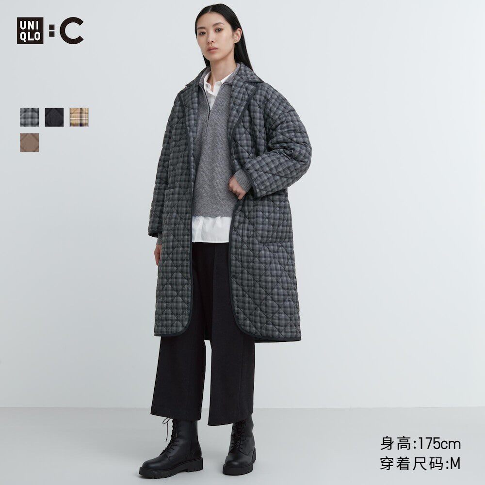 UlicuF PUFFTECH Air cotton clothing UNIQLOC WARM PADDED loose coat 461361-Taobao