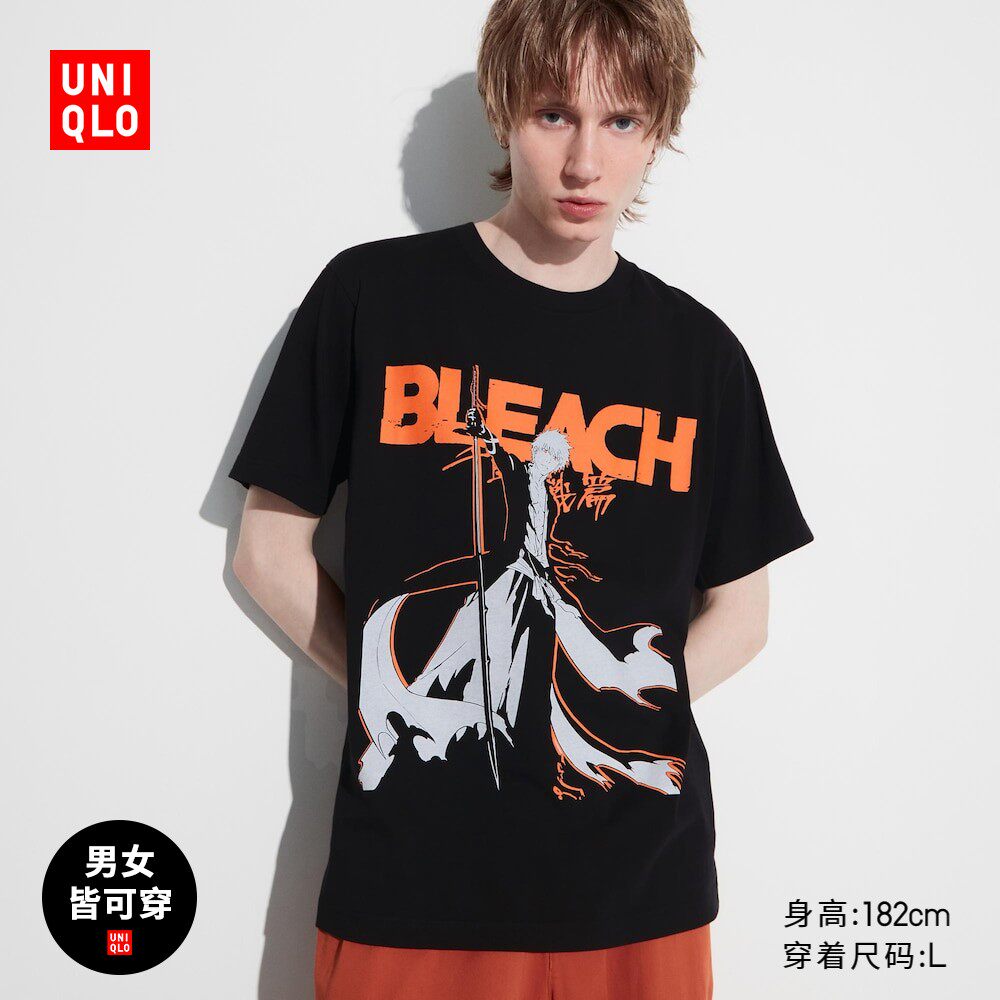 Uugaku Men's clothing (UT) BLEACH state-bounded millennium blood war-printed T-shirt (short sleeves) 466059-Taobao