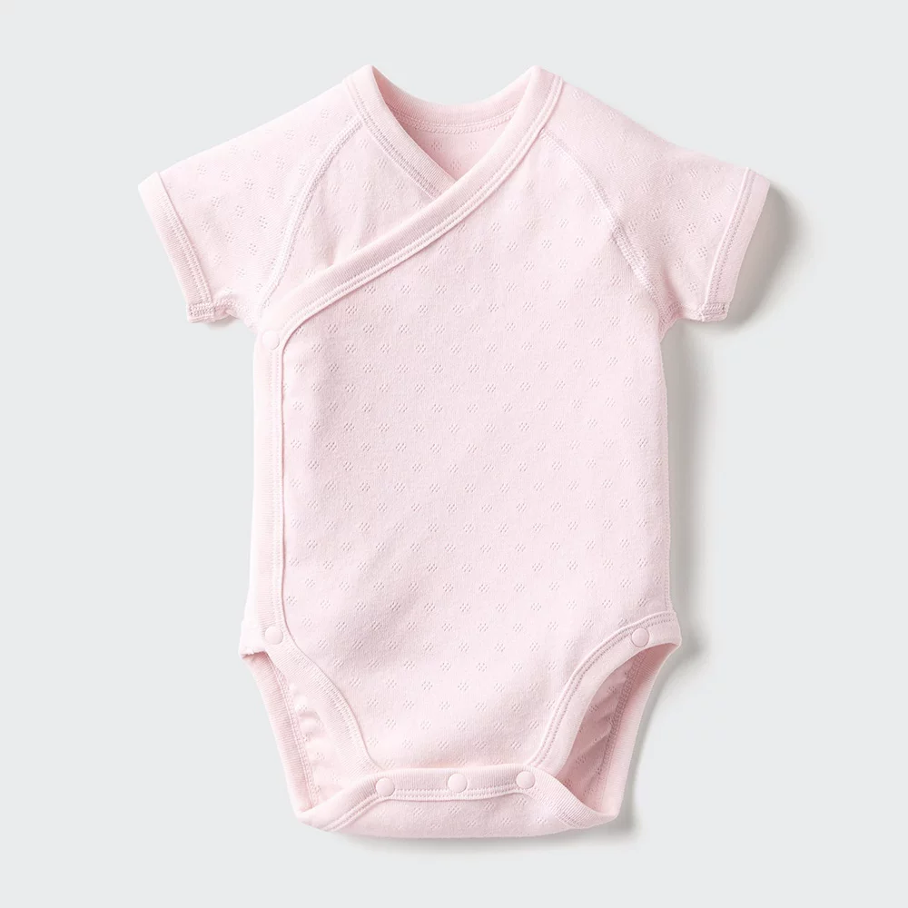 Uniqlo инфант и малыш hip cover/одежда с короткими рукавами 1-компонент Jumpsuit 478357 478359 478358