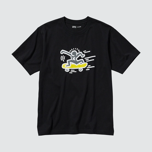 Uniqlo мужская и женская футболка с короткими рукавами UT Printed Kess Harlem 469257 469259 469258 473047