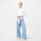 Мягкая футболка, цветной базовый летний лонгслив