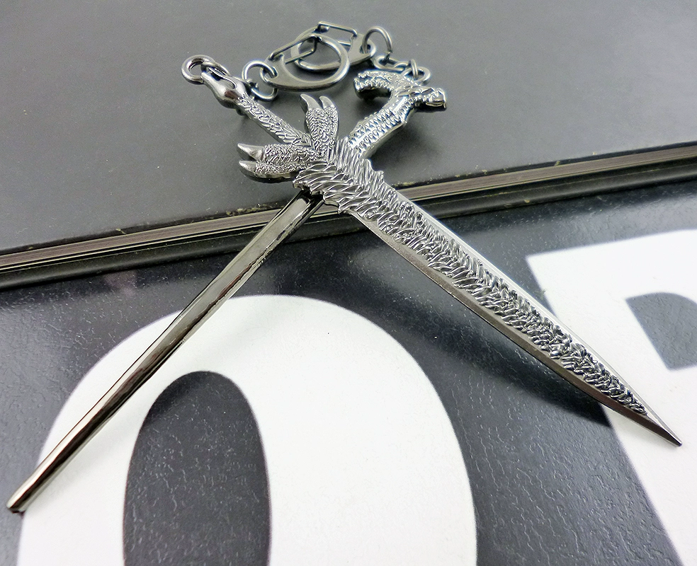 Devil May Cry 5 Keychain Dante Nero V Magic Sword Cane Mô hình vũ khí trò chơi Đồ trang sức ngoại vi Mặt dây chuyền Quà tặng mát mẻ - Game Nhân vật liên quan