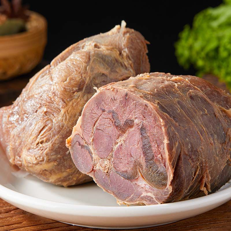 Zhoujia Kou Beef Shank Meat Sauce Braised Food Vacuum-Packed Five-Spice Ready-To-Eat Fitness Meal Replacement Henan Specialty Ready-To-Eat