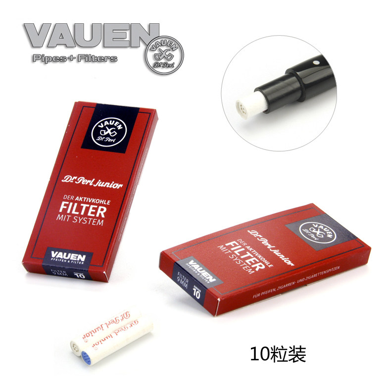 German Hucloud VAUEN Import Tobacco Fight 9mm Active Carbon Filter 10 Grain Clothing