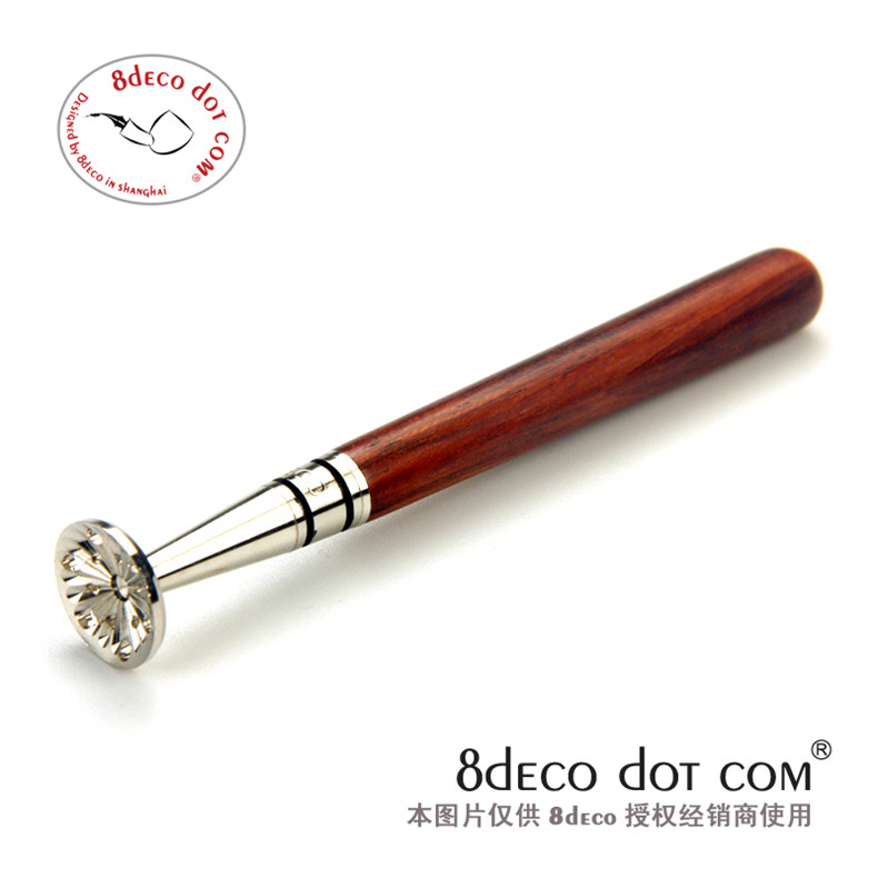 8deco new torpedo series with pass needle concave spoon engraved with anti-flameout smoke bucket pressure stick flower pear wood