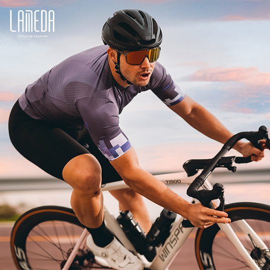 Lampada's new cycling clothing short-sleeved men's quick-drying top summer mountain road bike cycling clothing fashion