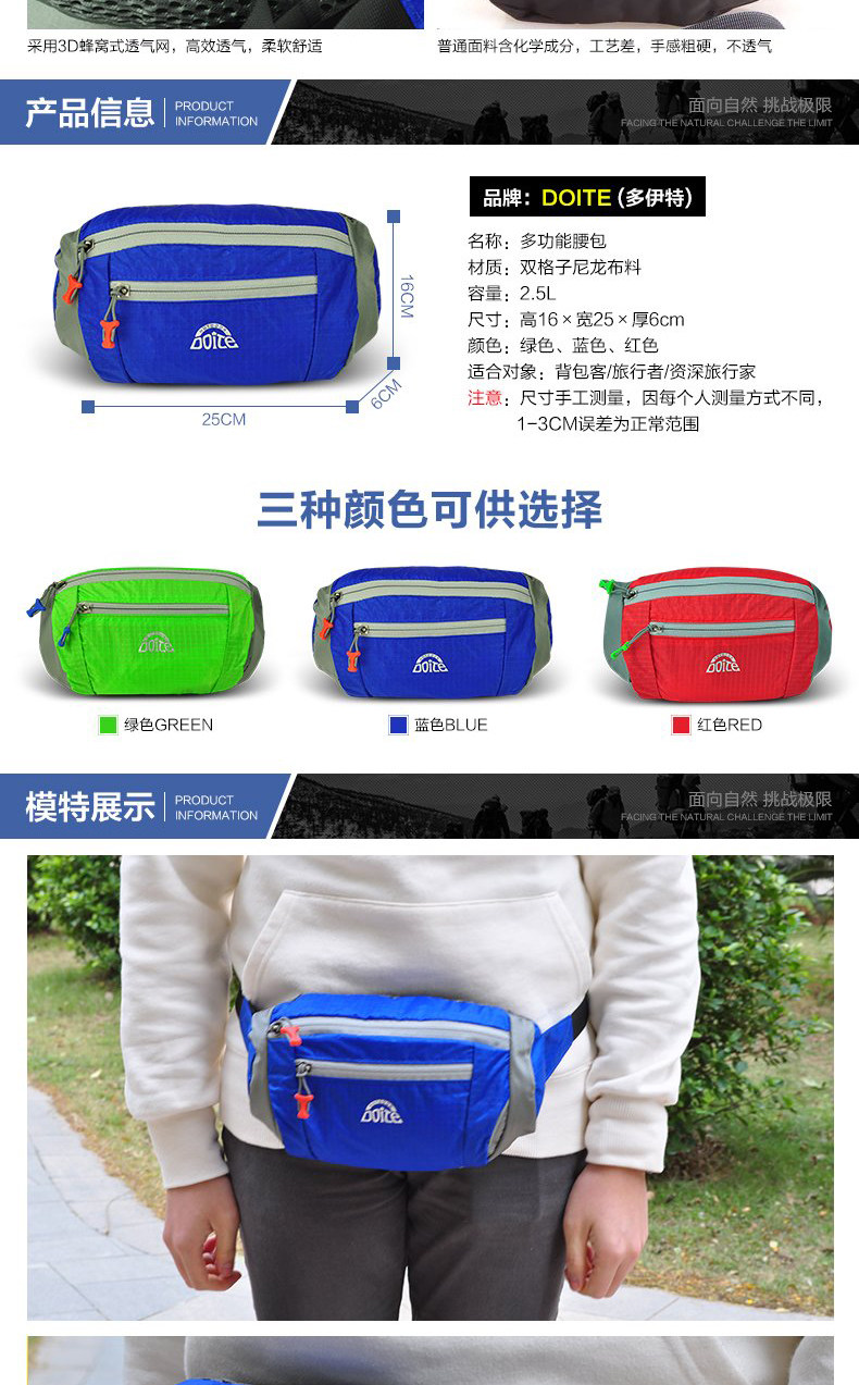 Sacoche pour vélo mixte DOITE - Ref 2218127 Image 10