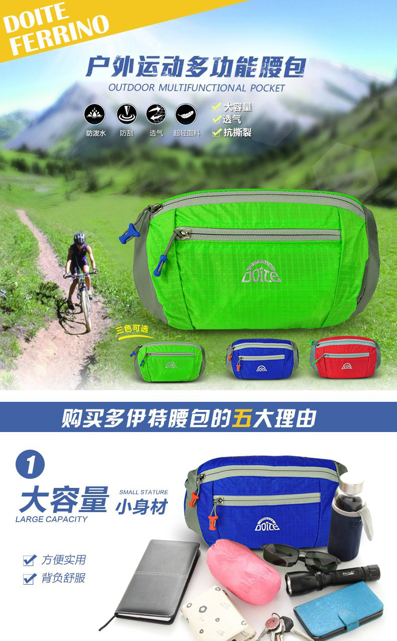 Sacoche pour vélo mixte DOITE - Ref 2218127 Image 6